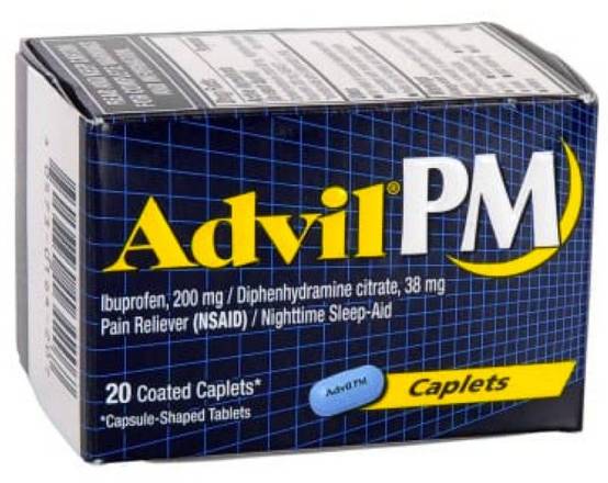 Order Advil PM 20 ct food online from McLean Ave Pharmacy store, Yonkers on bringmethat.com