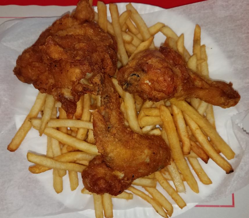 Order 2. Three Pieces Chicken food online from Crown Fried Chicken store, Worcester on bringmethat.com