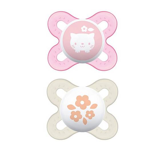 Order MAM Start Tender 2-Pack Pacifiers in Pink/Clear food online from Bed Bath & Beyond store, Lancaster on bringmethat.com
