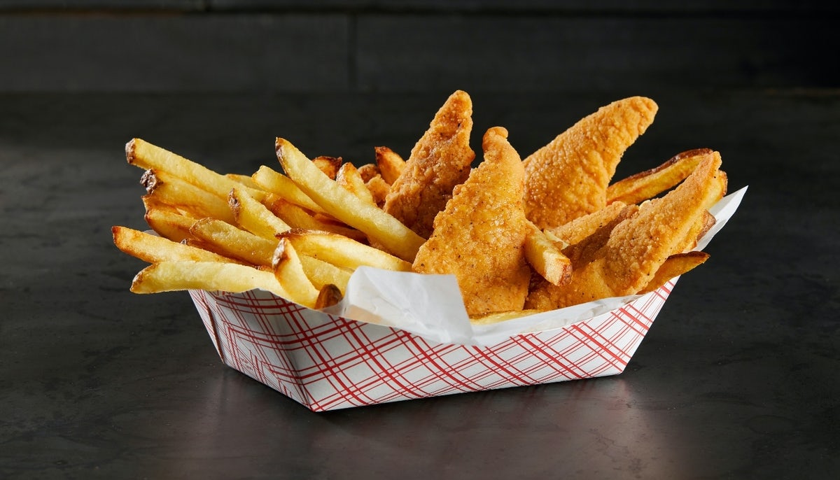 Order 4pc Chicken Tenders & Fries food online from Wing Nut store, Camp Hill on bringmethat.com