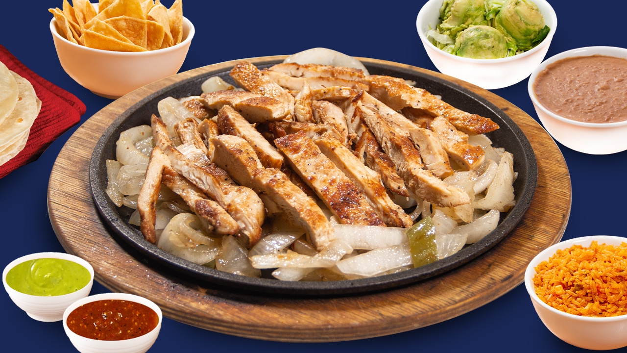 Order PARR-2 Chicken Fajitas food online from Taco Palenque/Palenque Grill store, Mcallen on bringmethat.com