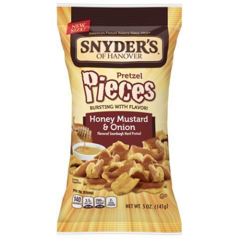 Order Snyder's Honey Mustard & Onion Pretzel Pieces 5oz food online from 7-Eleven store, West Columbia on bringmethat.com