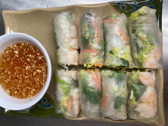 Order 6. House Fresh Rolls (4) food online from Mekong store, Anchorage on bringmethat.com