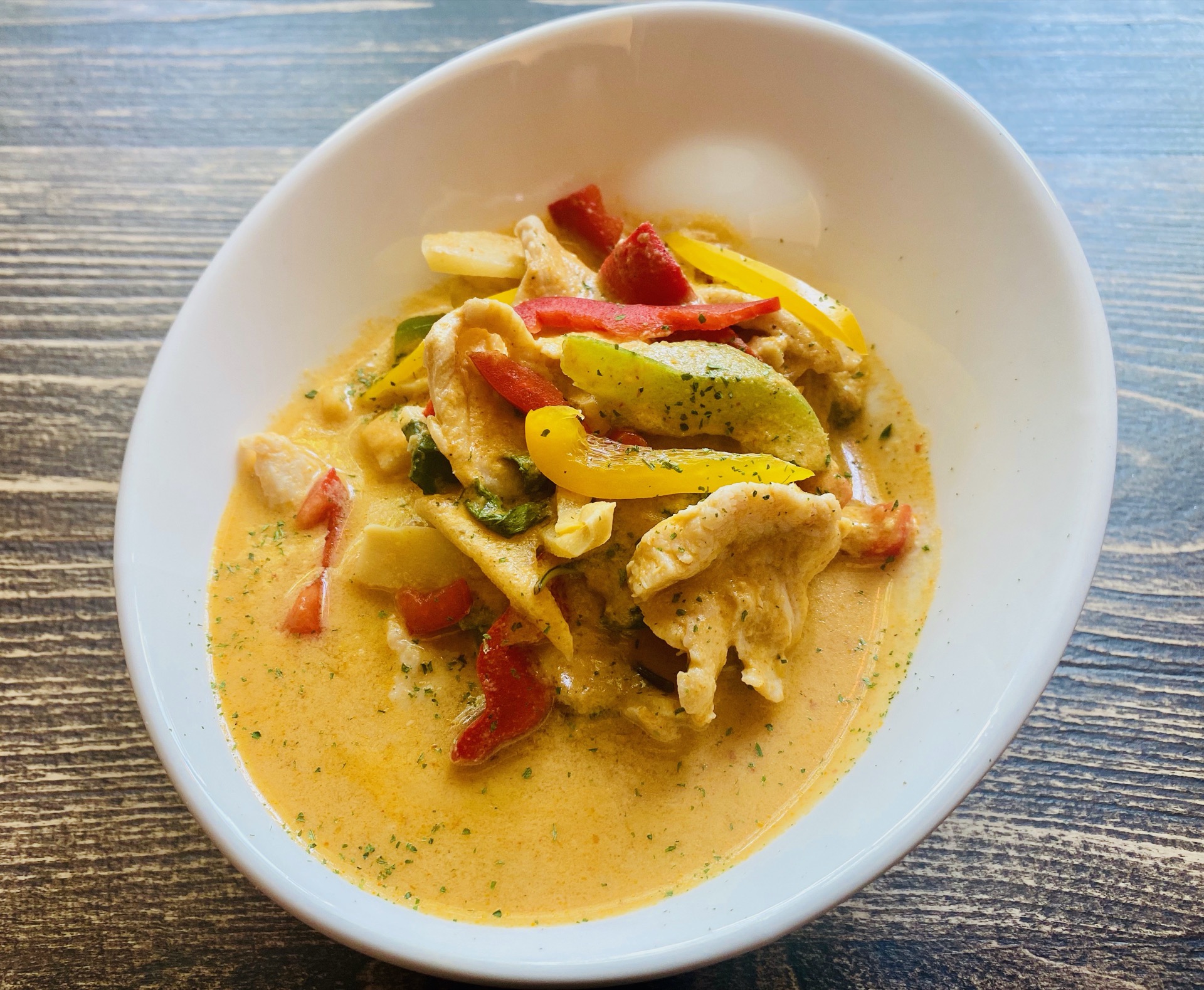 Order Red Curry food online from Blue Pea store, San Francisco on bringmethat.com