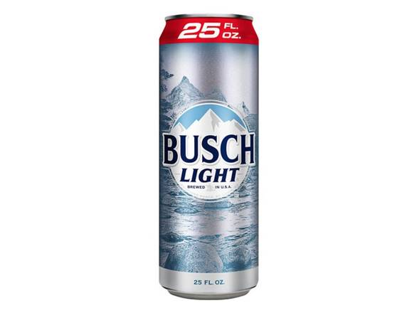 Order Busch Light - 25oz Can food online from American Spirits Beverage Co store, Dallas on bringmethat.com