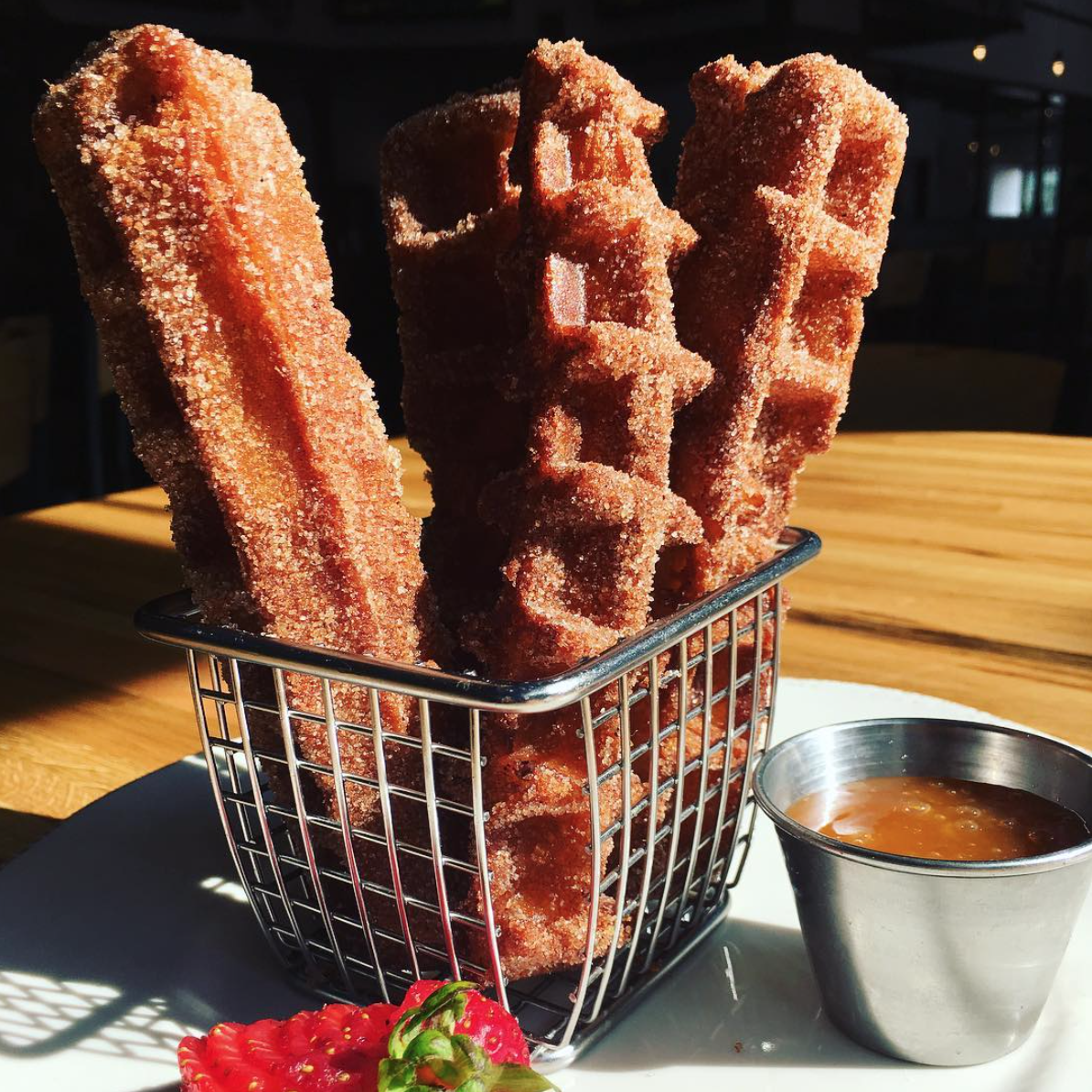Order Waffle Churros food online from Iron Rooster store, Annapolis on bringmethat.com