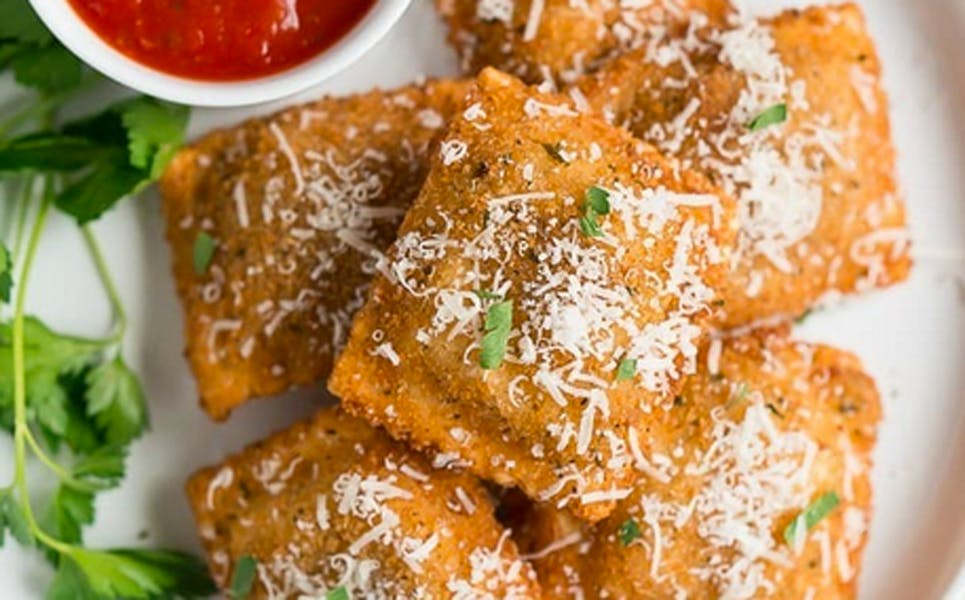 Order Fried Ravioli - 5 Pieces food online from Brother Bruno Pizza store, Washingtonville on bringmethat.com