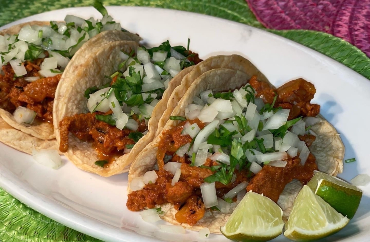 Order Al Pastor Taco Dinner food online from Fiesta mexicana store, Chicago on bringmethat.com