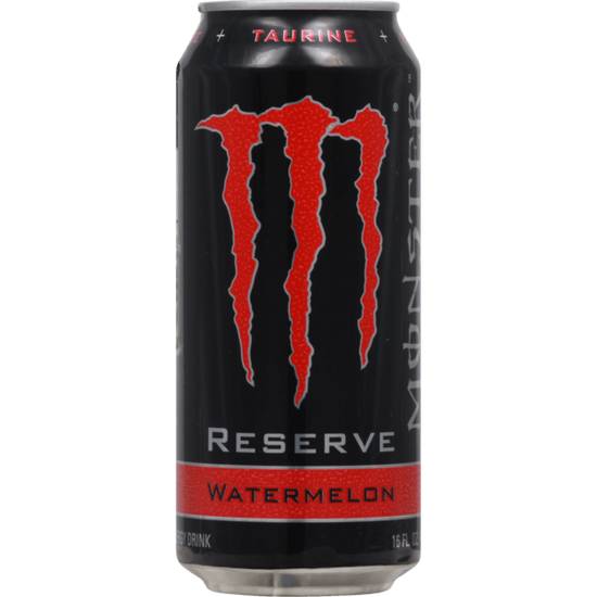 Order Monster Reserve Watermelon 16oz food online from Caseys Carry Out Pizza store, West Des Moines on bringmethat.com