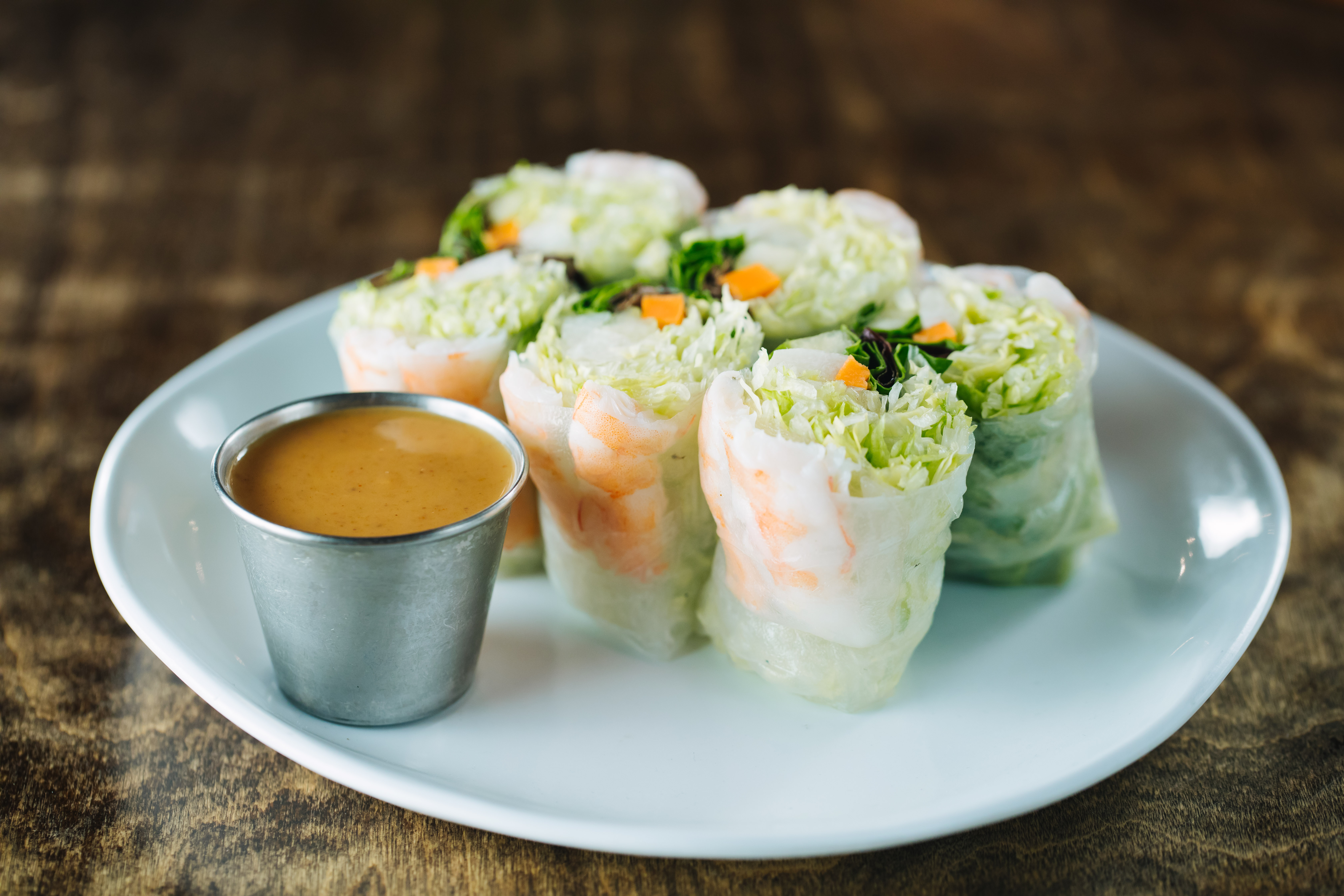 Order Fresh Salad Roll food online from Si Lom Thai Asian store, Dallas on bringmethat.com