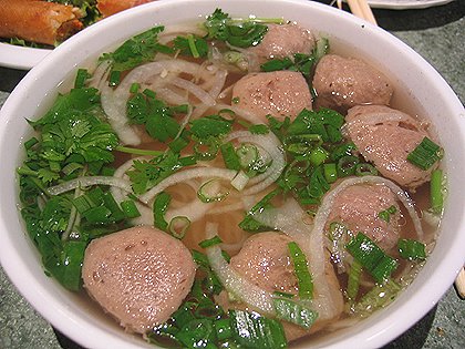 Order Beef Ball Noodle Soup (Phở Bò Viên) food online from Hello Saigon store, New York on bringmethat.com