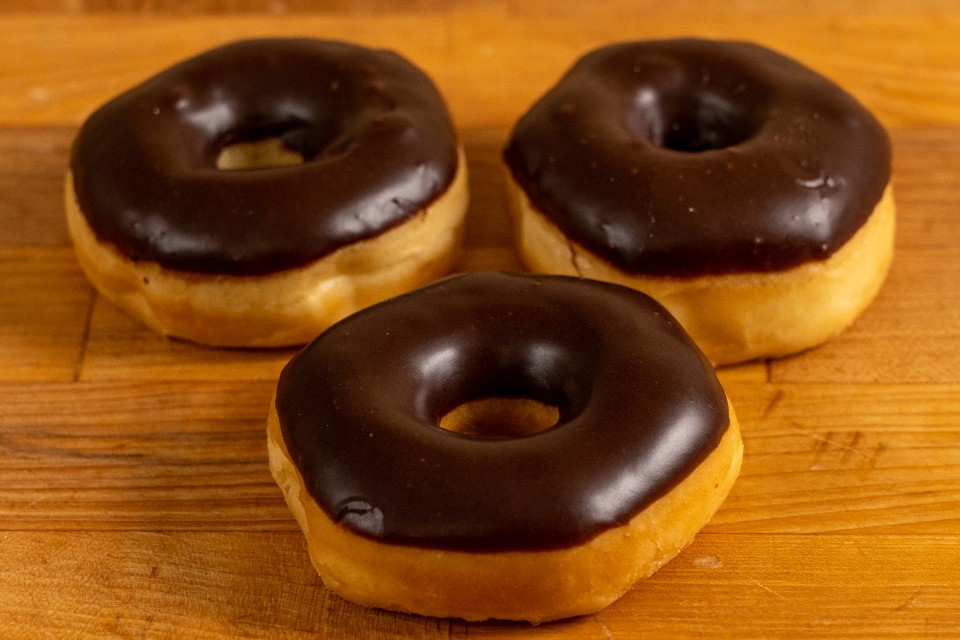 Order Choco Covered Donut food online from Lakewood Donut store, Dallas on bringmethat.com