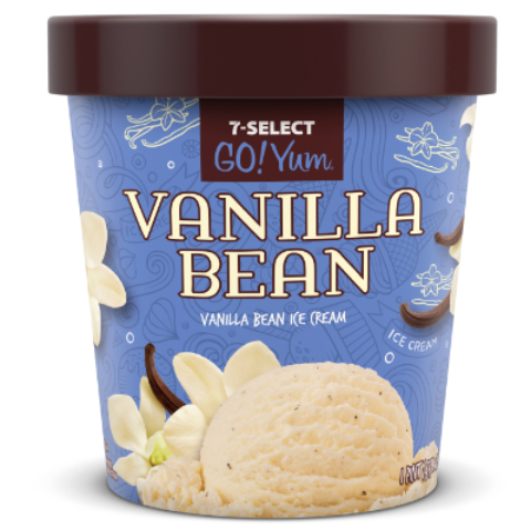 Order 7-Select GoYum Vanilla Bean Pint food online from 7-Eleven store, Hagerstown on bringmethat.com