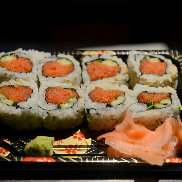 Order 48. Spicy Tuna Cut Roll food online from Miyoda Sushi store, Redondo Beach on bringmethat.com