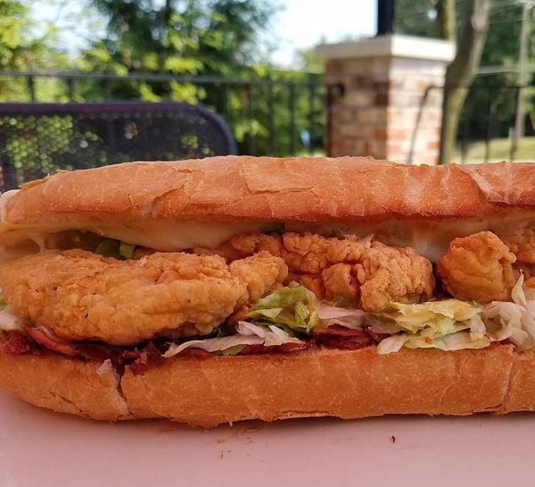 Order Crispy Chicken Club Sandwich food online from Imo's Pizza store, St. Peters on bringmethat.com