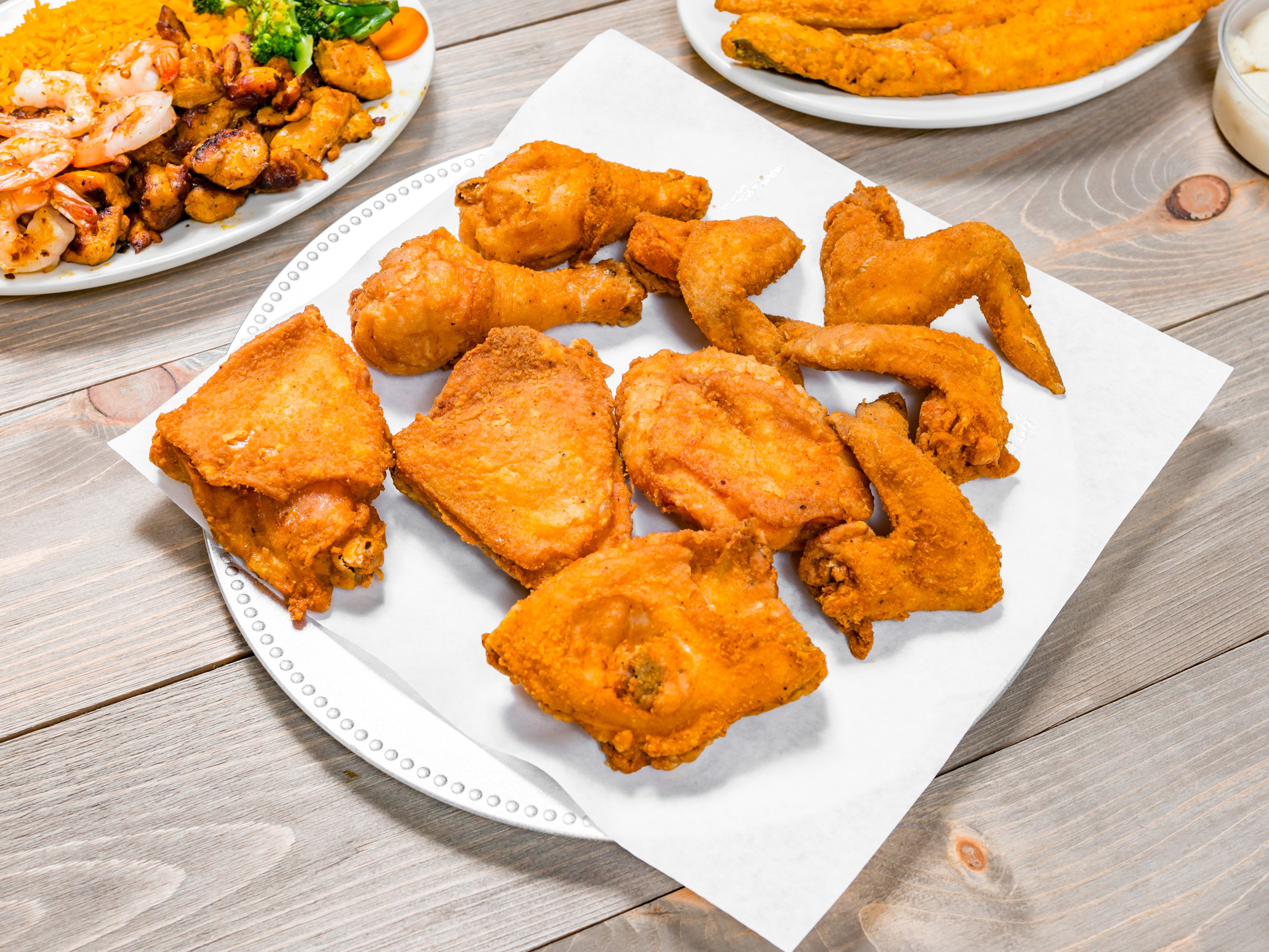 Order 21 Piece Fried Chicken Meal Box  food online from New York Fried Chicken store, Newark on bringmethat.com