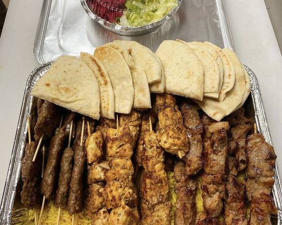 Order Party Size Mixed Shish Kebab Platter food online from Kebab Platters store, Clifton on bringmethat.com