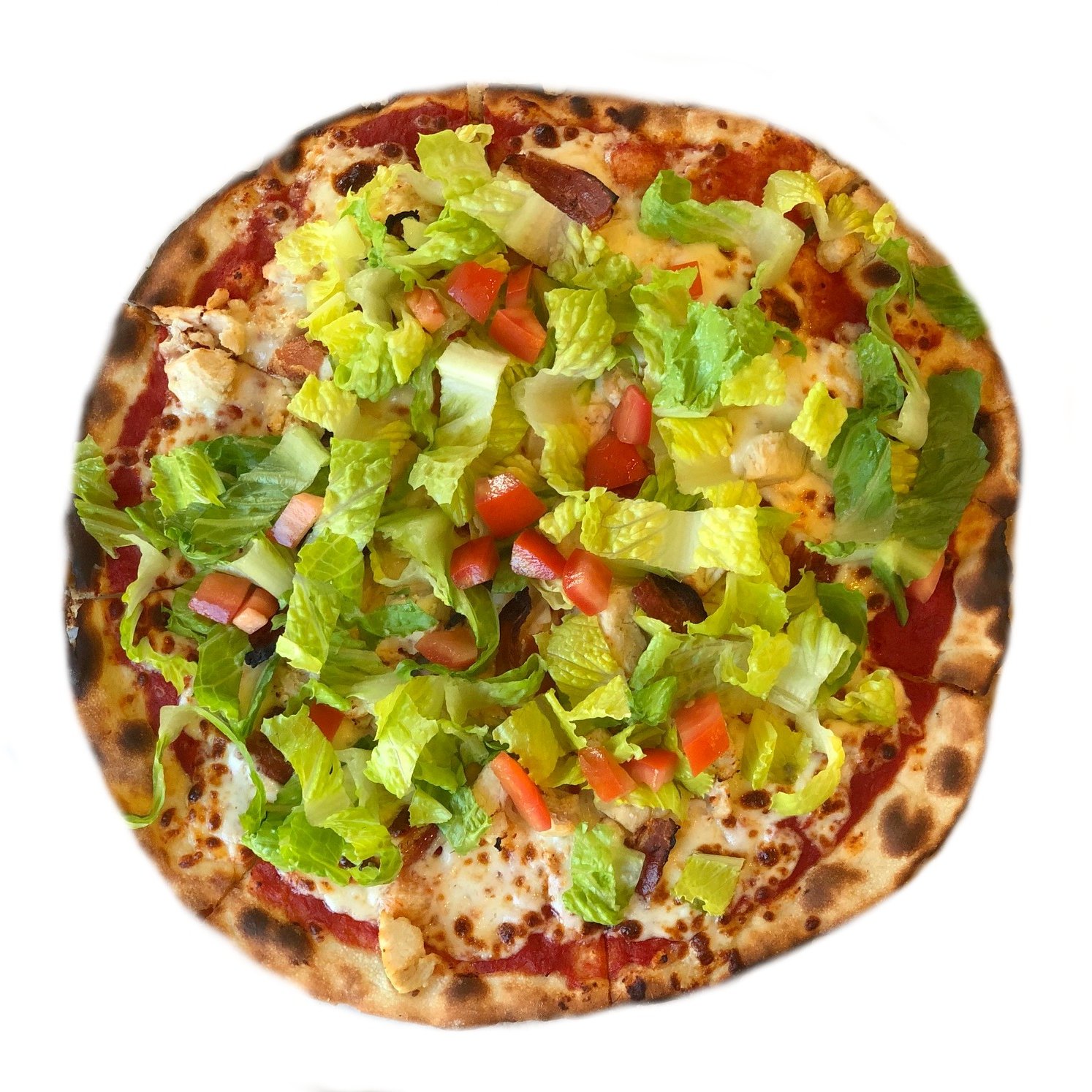 Order California Club Pizza food online from The Spot Cafe store, Claremont on bringmethat.com