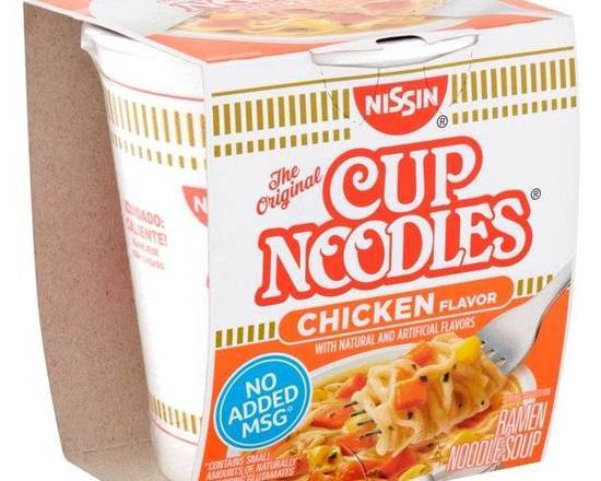 Order Nissin Chicken Soup In A Cup food online from Exxonmobil store, Dallas on bringmethat.com