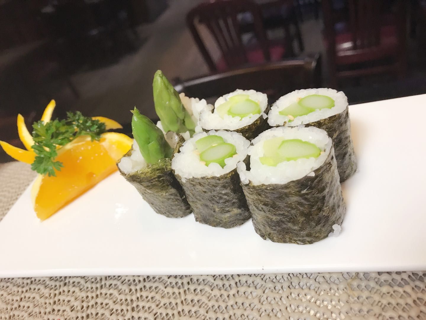 Order Asparagus Roll food online from Yummy Sushi store, Philadelphia on bringmethat.com