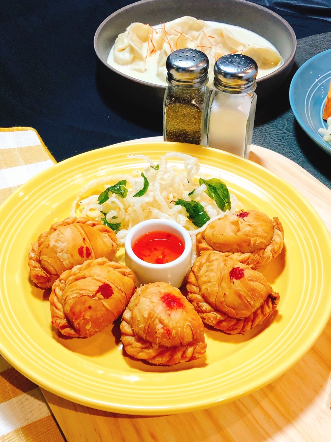 Order Thai Curry Puff with Chicken  เคอรี่พัฟไก่ food online from Ekamai store, Salt Lake City on bringmethat.com