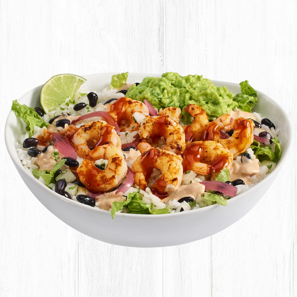 Order Chipotle Honey Argentinian Shrimp Bowl food online from Rubio'S Coastal Grill store, Palm Desert on bringmethat.com