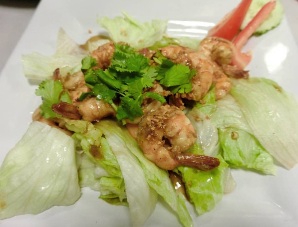 Order E13. Garlic and Black Pepper Entree food online from Thailusion store, Los Alamitos on bringmethat.com