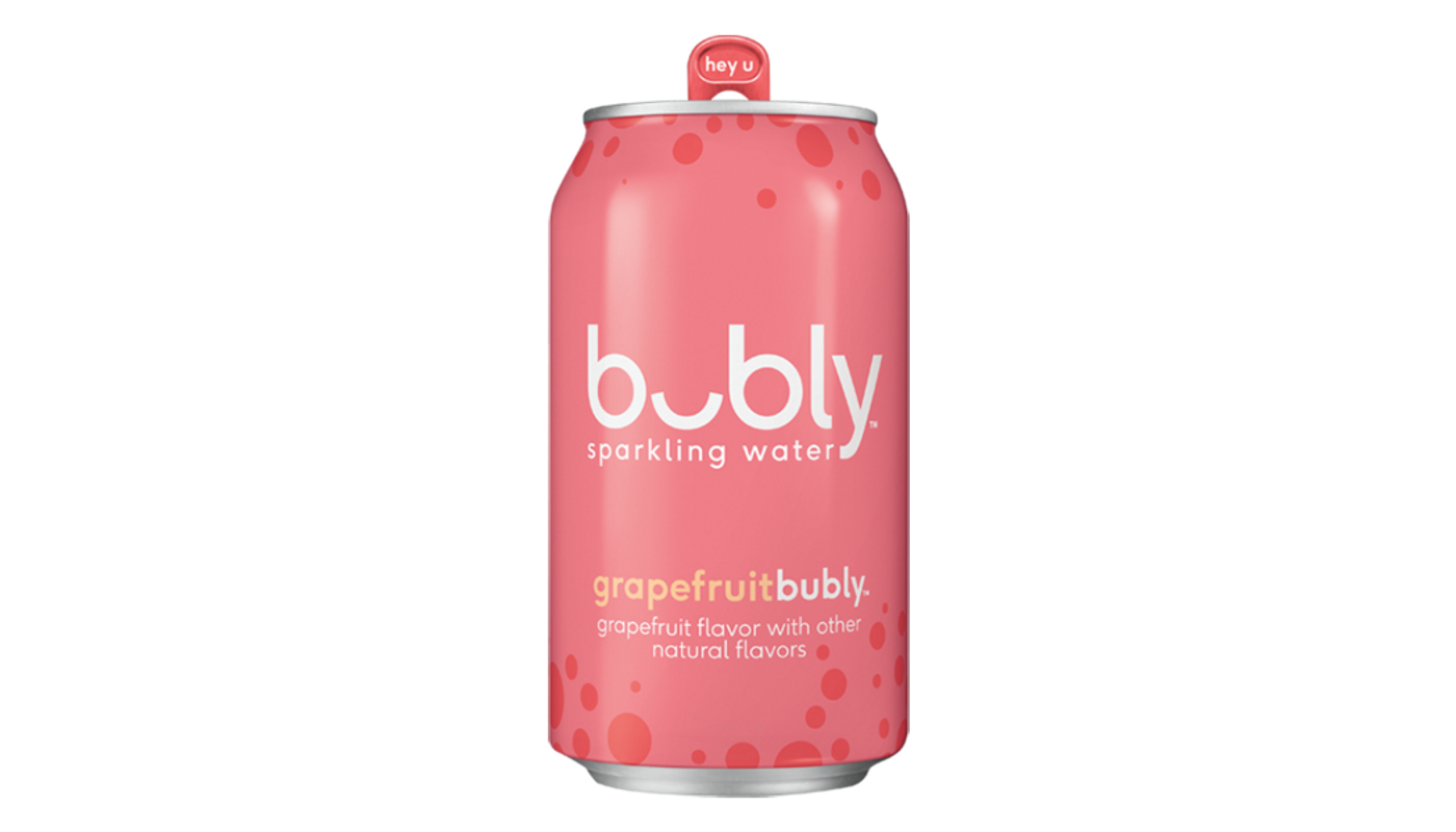 Order Bubly Sparkling Water Grapefruit 16oz food online from Circus Liquor store, Los Angeles on bringmethat.com