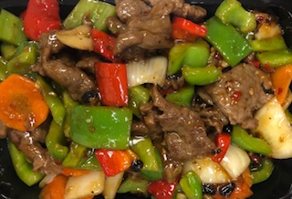 Order Pepper Beef food online from Lucky Buddha Asian Restaurant store, Goodyear on bringmethat.com