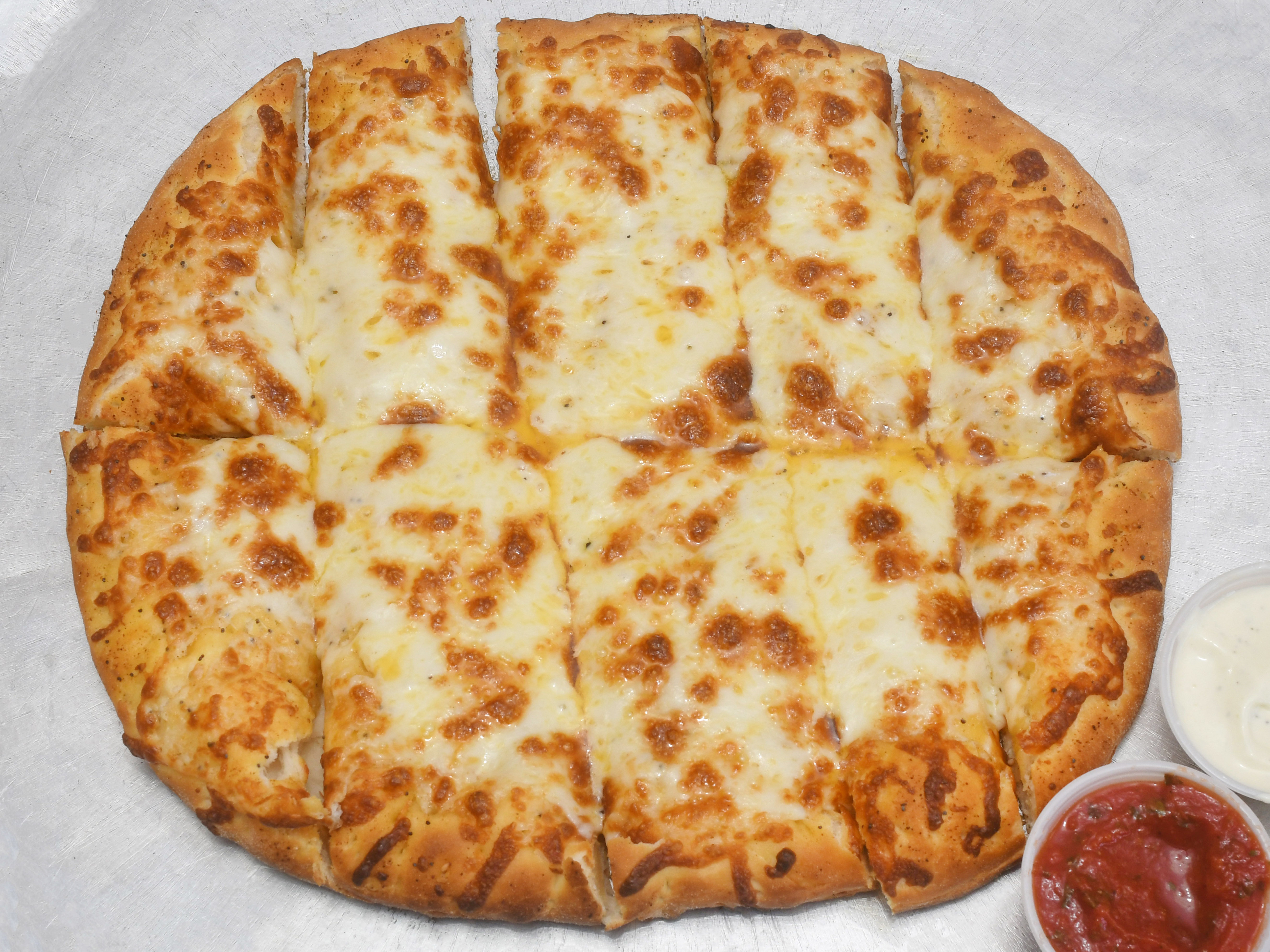 Order 10 Cheesy Breaksticks food online from Chicago Pizza store, Modesto on bringmethat.com