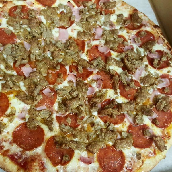 Order Meat Lovers Pizza food online from Amy's Pizzeria store, Philadelphia on bringmethat.com
