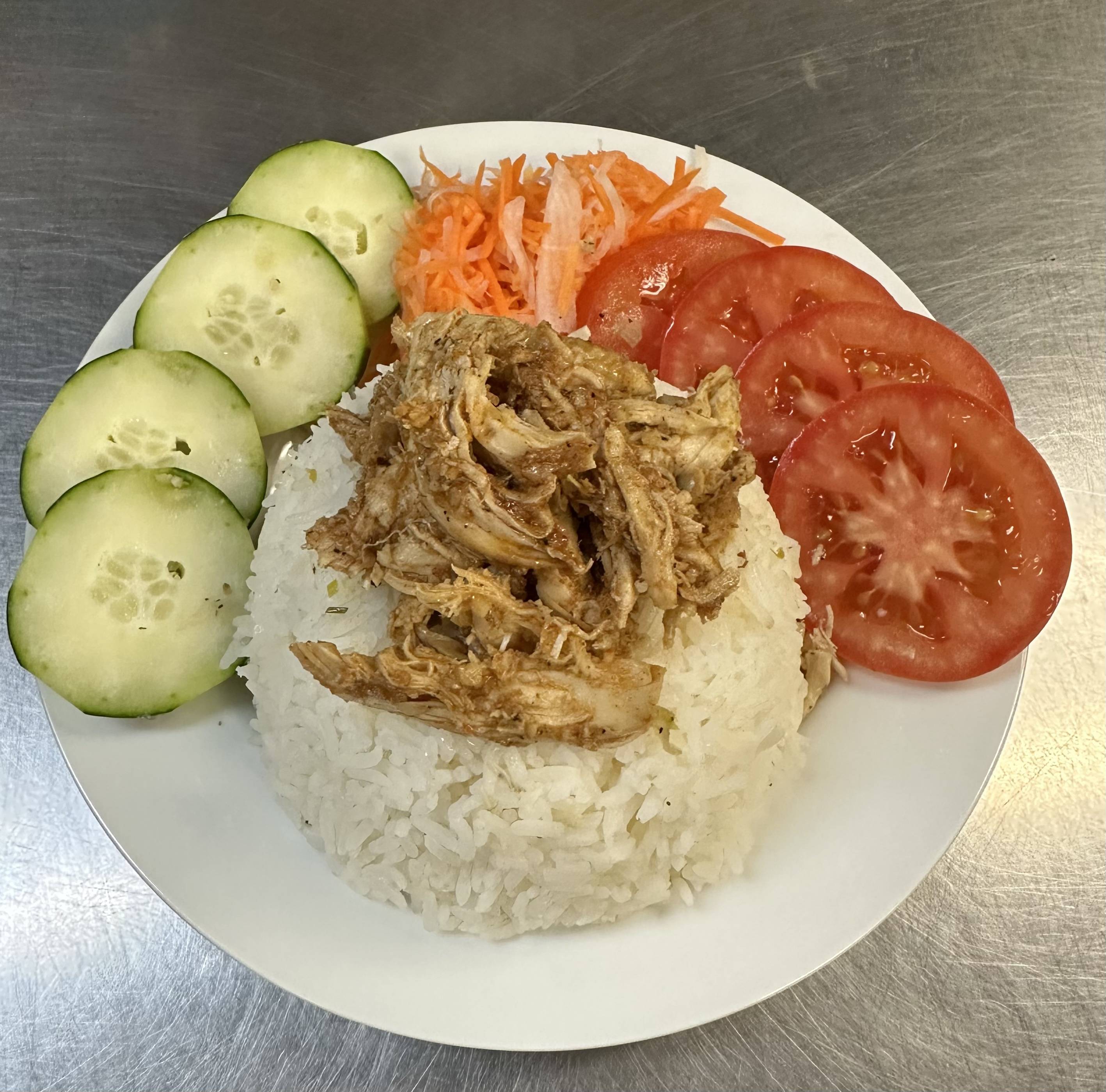 Order Jerk Chicken over Rice food online from Bubble Shack store, Wilmington on bringmethat.com