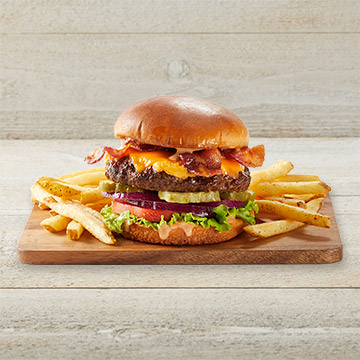 Order Bacon Cheeseburger food online from Tgi Fridays store, Madison on bringmethat.com