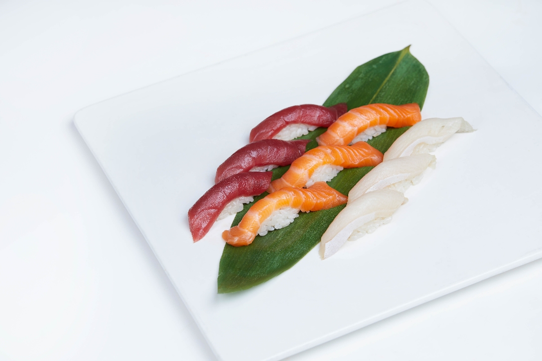 Order Sushi Triple Delight food online from MoCA Asian Bistro - Queens store, Forest Hills on bringmethat.com