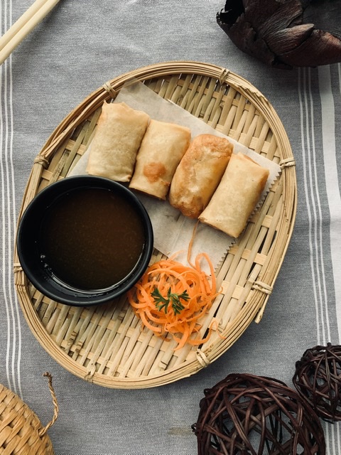Order Meaty Egg Rolls food online from Fat Noodles store, Chicago on bringmethat.com