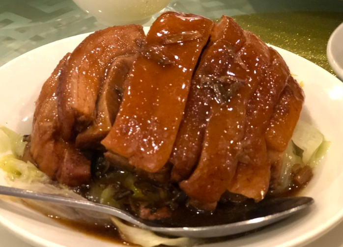 Order 124. Pork Belly with Preserved Vegetable 梅菜扣肉 food online from Hop Woo store, Los Angeles on bringmethat.com