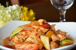 Order E4. Pad Prew Wan food online from Thai Amarin store, Springfield Township on bringmethat.com