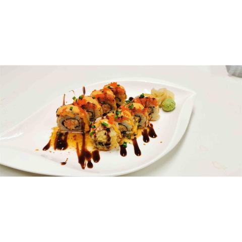 Order Crab Crunch Roll food online from Ginza Japanese Cuisine store, Bloomfield on bringmethat.com