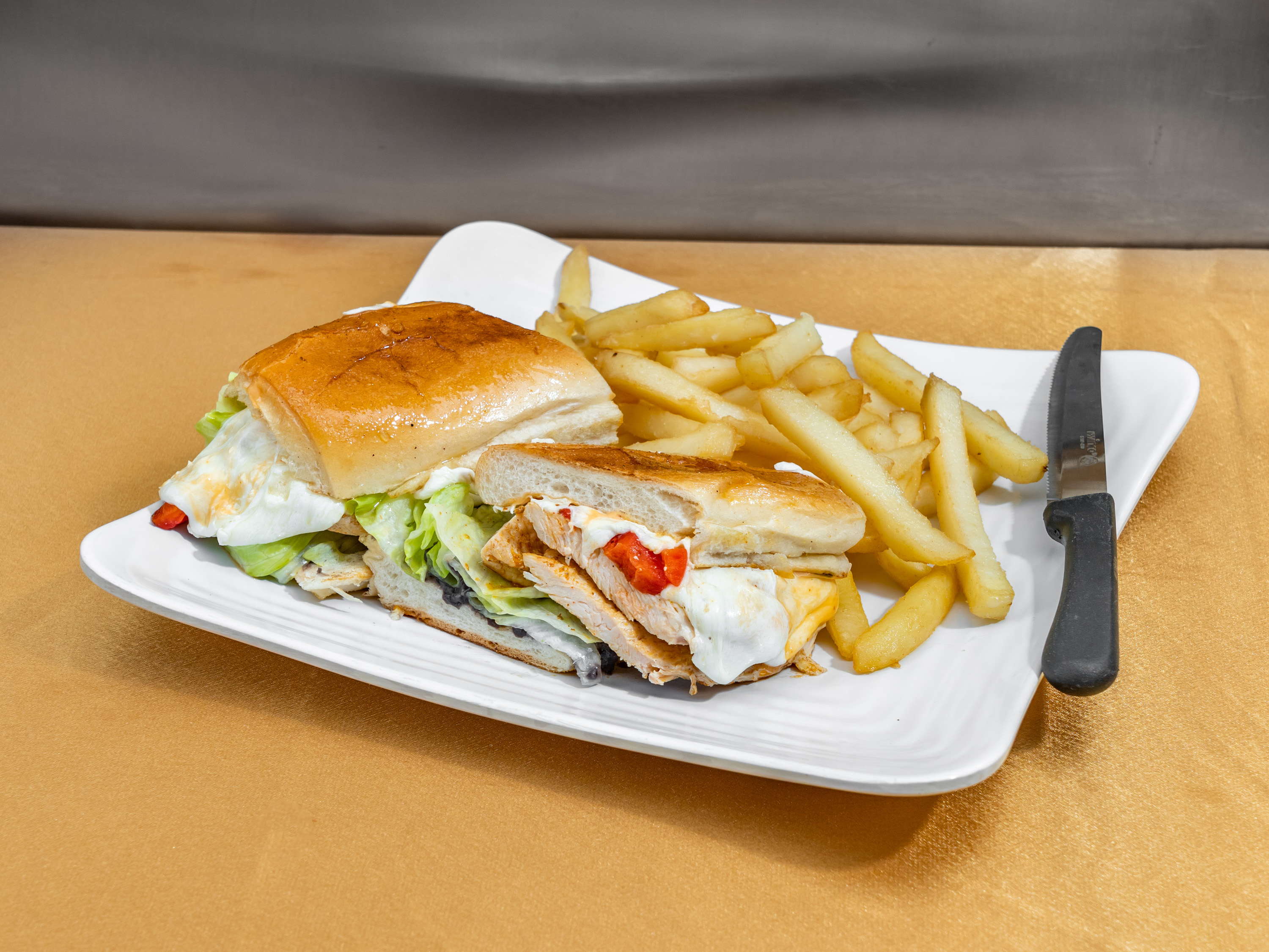 Order Grilled Chicken Sandwich food online from Pita Grill store, New York on bringmethat.com