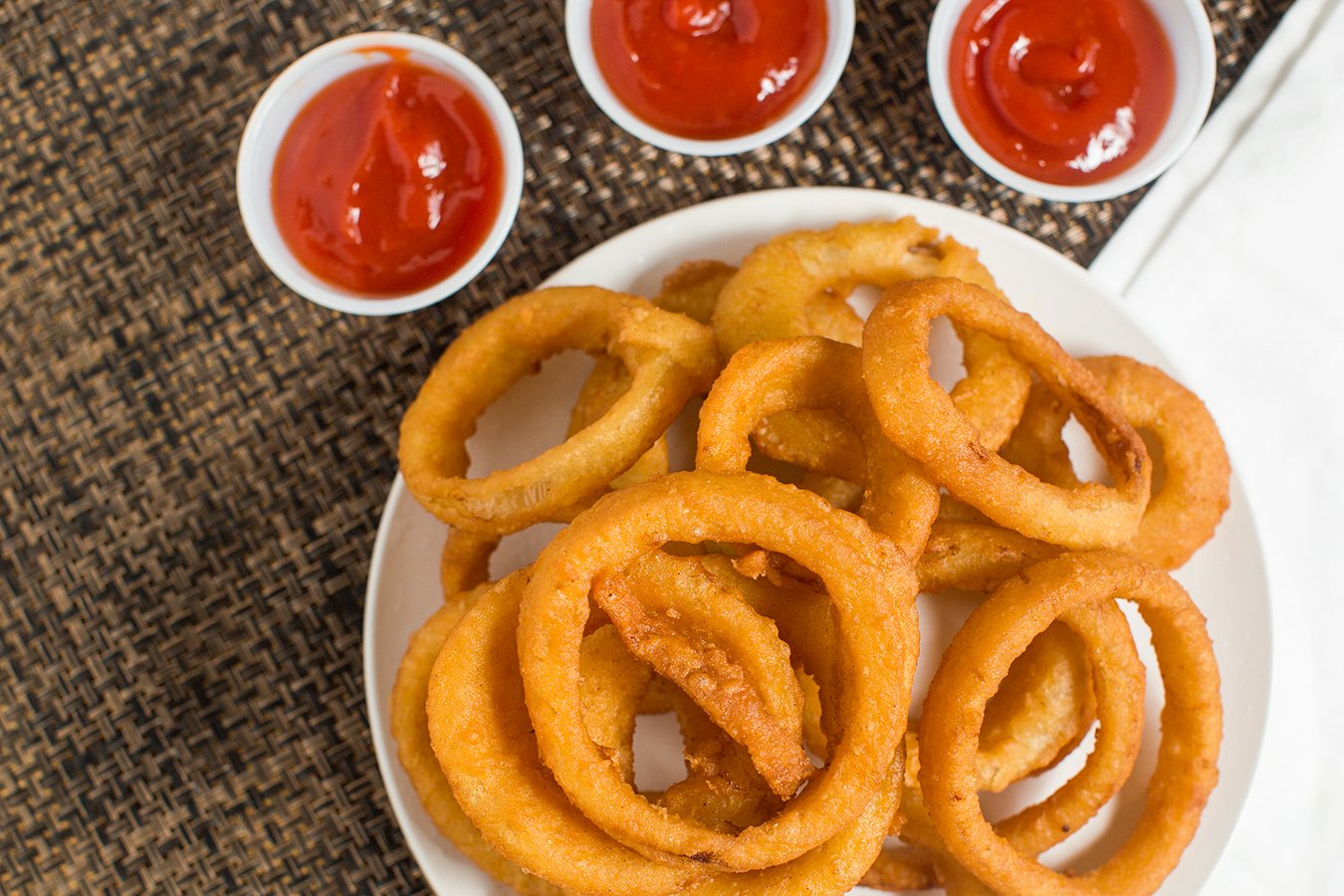 Order Onion Rings food online from Burger Island store, Richardson on bringmethat.com
