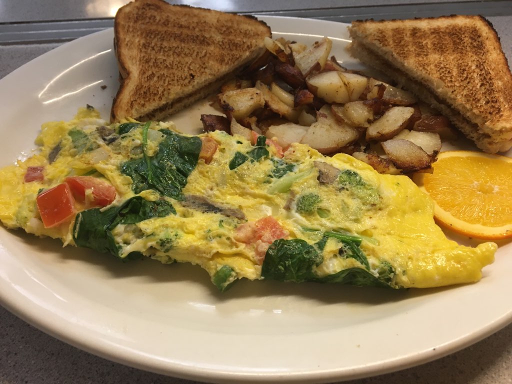 Order Garden Omelet food online from Cafe With Soul store, Doylestown on bringmethat.com