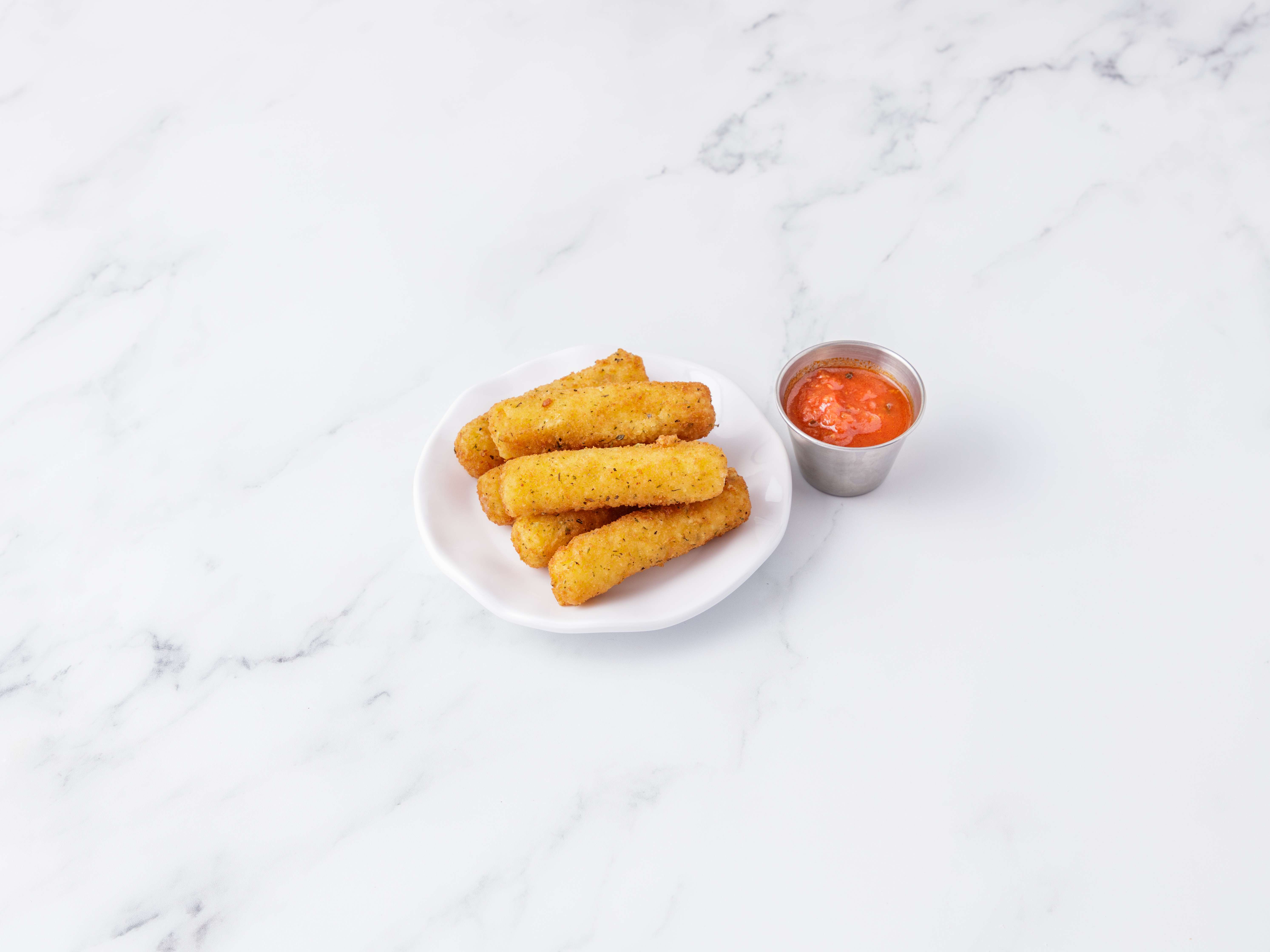 Order 6 Pieces Mozzarella Sticks food online from Frank's Pizza store, New Windsor on bringmethat.com