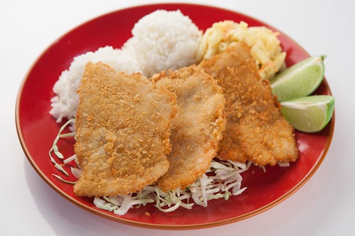 Order B2. Fried Fish Mini  food online from Mahalo! store, San Francisco on bringmethat.com