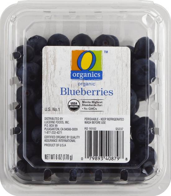 Order O Organics · Blueberries (6 oz) food online from Albertsons store, Highland on bringmethat.com
