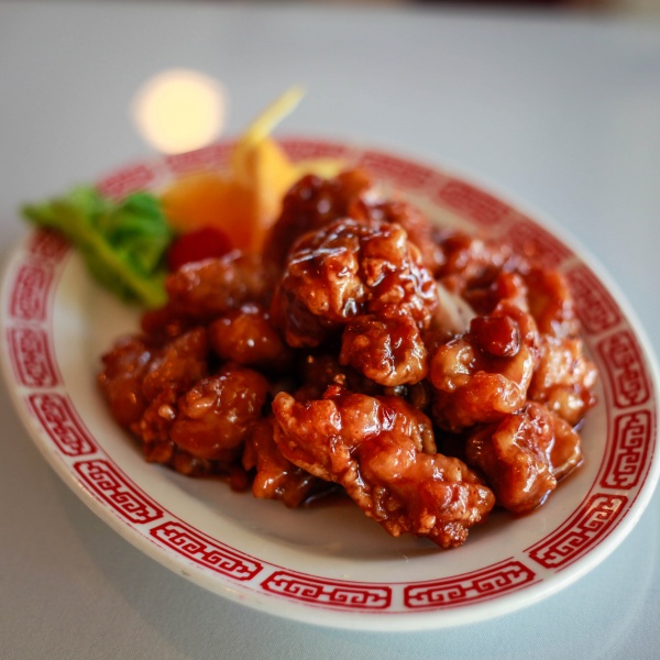 Order 56. General Tso Chicken food online from Oriental Express store, Old Forge on bringmethat.com