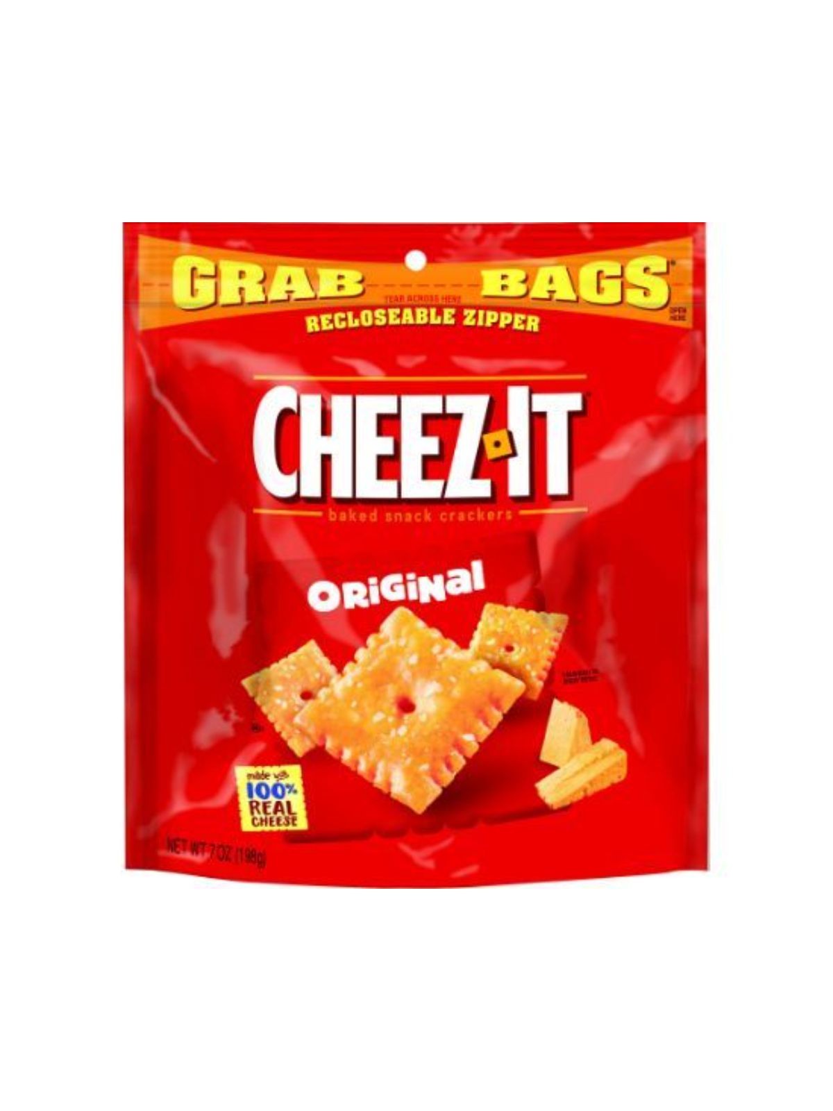 Order Cheez-It Baked Snack Cracker Original (7 oz) food online from Light Speed Market store, Los Angeles on bringmethat.com