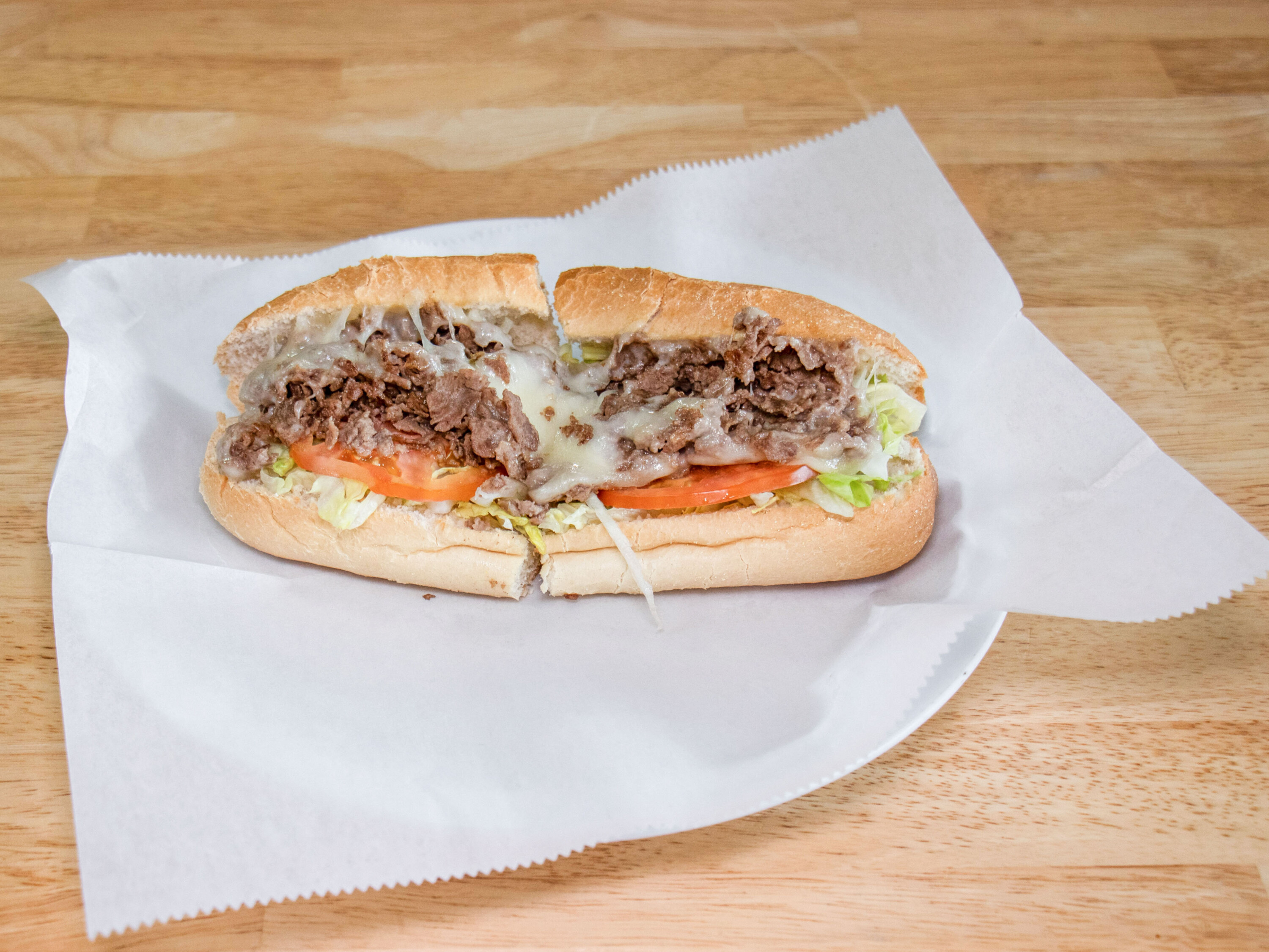Order Steak and Cheese Sub  food online from George's Steak N Things store, Fairfax Station on bringmethat.com