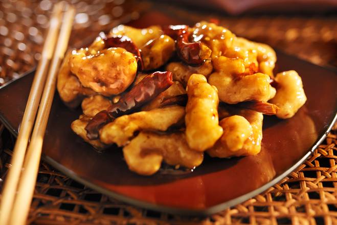 Order General Tso's Chicken (Spicy) food online from Four Seasons Buffet store, Cerritos on bringmethat.com