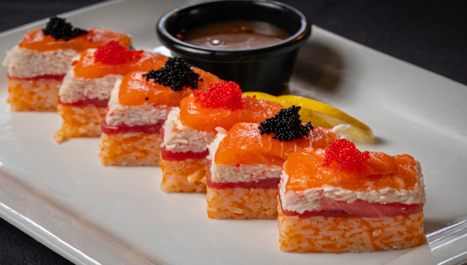 Order Golden Star Roll food online from Kaze Sushi & Hibachi store, Mesquite on bringmethat.com
