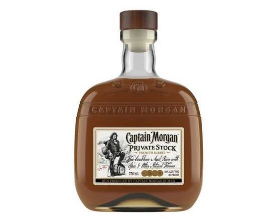 Order Captain Morgan Private Stock, 750mL rum (40.0% ABV) food online from Cold Spring Liquor store, Liberty Hill on bringmethat.com